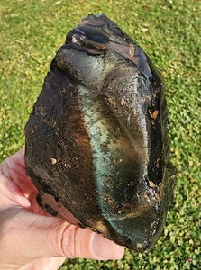 Rainbow Obsidian Rough California 378.4 grams. - Picture 1 of 5