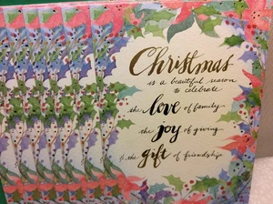 WEIHNACHTEN RSVP GRUSSKARTEN Neu mit Umschlägen LOT 7 "SAISON" *BESTES ANGEBOT ALLER ZEITEN** - Bild 1 von 3