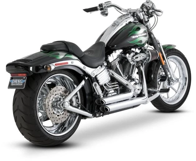 Vance & Hines Shortshots Staggered Full Exhaust System Chrome #17221 - Image 1 of 1