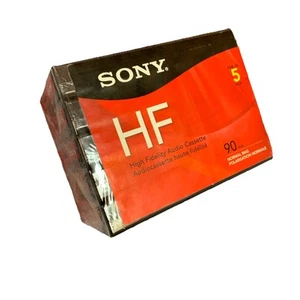 Sony HF High Fidelity 90 Minuten Audiokassetten 5er Pack Normal Bias - Bild 1 von 4