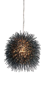 Mini Colgante Varaluz 169M01 Cromo Erizo Luz Única 9"W Foto 1 de 4