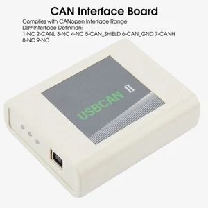 Depurador de doble canal de alta velocidad de grado industrial USBCAN II soporte PUEDE retardo f3 - Imagen 1 de 10