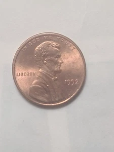 1992 lincoln penny close touching am No Mint Mark Fair Condition - Bild 1 von 2