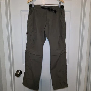 Pantalones cargo convertibles REI Co Op para mujer talla 4P nailon ligeros con cremallera verde - Imagen 1 de 11