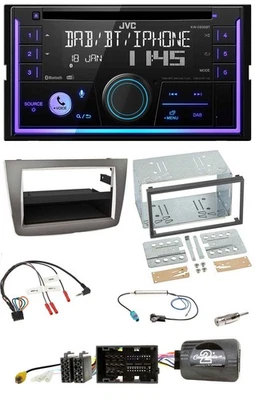 JVC Lenkrad USB 2DIN DAB Bluetooth CD Autoradio für Alfa Romeo Mito 2014-2018 si - Bild 1 von 4