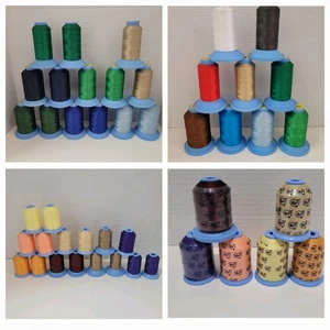 Lot of 47 Thread 1100 & 5500 yds Cones Spools Robison-Anton New & Opened Sewing - Picture 1 of 11