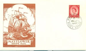 GREAT BRITAIN MAYFLOWER MAIDEN VOYAGE, UNADDRESSED, GREAT PRICE! - Picture 1 of 1