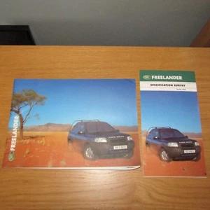 LAND ROVER Freelander V6 1.8 2.0 Td4 Softback Hardback 3 5 Door Brochure 2001 - Picture 1 of 1