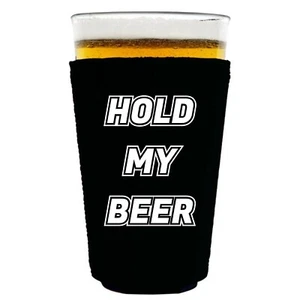 Hold My Beer Pint Glas Coolie; Neopren, faltbar - Bild 1 von 21