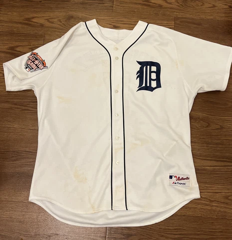 2005 IVAN RODRIGUEZ DETROIT TIGERS All Star Game BASEBALL JERSEY Mens Size 56 Cover