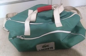 Bolso de Lona Lacoste Verde Deportivo Gimnasio Logotipo Cocodrilo - Imagen 1 de 12