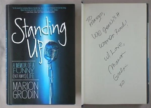 Signed 1st Ed STANDING UP Marion Grodin MEMOIR OF A FUNNY NOT ALWAYS LIFE HC/DJ - Picture 1 of 3