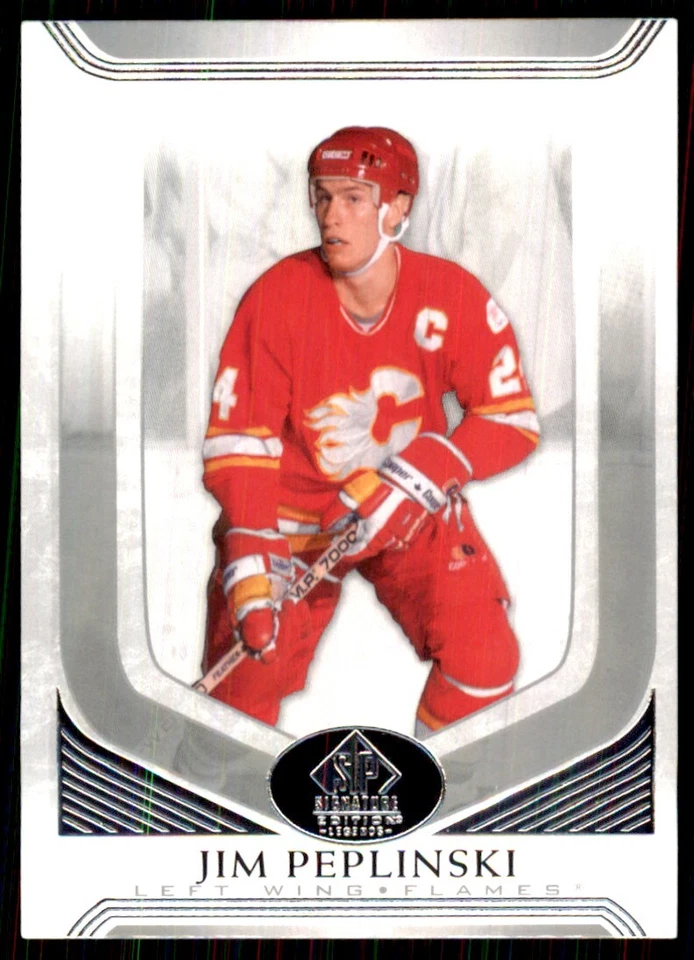 2020-21 Upper Deck SP Legends Jim Peplinski A Hockey Cards #153 - Image 1 of 2