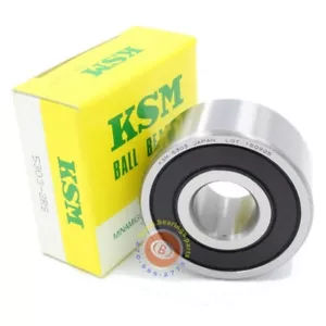 5303-2RS Double Row Ball Bearing 17x47x22.2 Sealed - KSM Japan - Picture 1 of 3