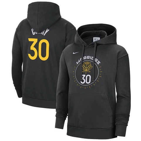 NEW 2022-23 Steph Curry Golden State Warriors Men's Nike NBA City Edition Hoodie Cover