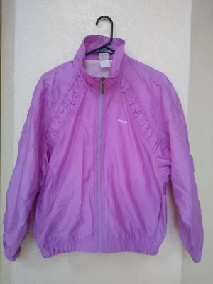 Chaqueta de tenis cortavientos vintage Head Sportswear para mujer años 80/90 - talla M Foto 1 de 4