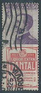 1924-25 REGNO USATO PUBBLICITARI TANTAL 50 CENT - ED921R - Picture 1 of 2
