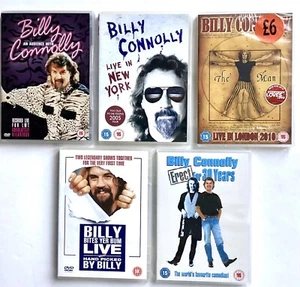 Bundle X 5 Billy Connolly DVDS. (2 BRAND NEW & SEALED) Region 2 - Picture 1 of 7