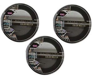 Pack of 3 Maybelline Color Molten Eyeshadow, Stroke of Silver 403 - Picture 1 of 5