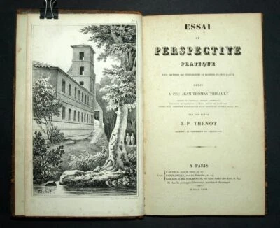 THENOT Jean Pierre Cours de perspective pratique, pour rectifier ses composition - Photo 1/4