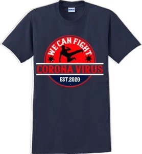 We Can Fight the Virus - Lustiges/Humor T-Shirt - Bild 1 von 14