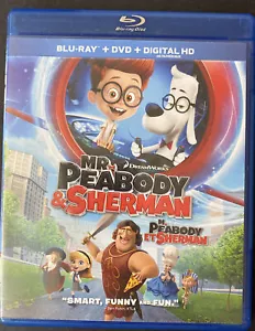 Dreamwork’s Mr. Peabody & Sherman (Blu Ray/DVD) Pre-owned FREE SHIPPING/Canada - Picture 1 of 2