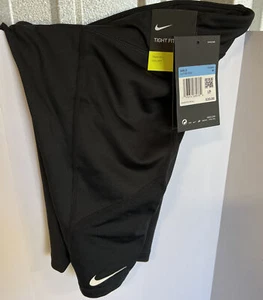 Nike Girls DRI-FIT Black TIGHT FIT Collant Training Athletic Shorts NEW in M - Picture 1 of 3