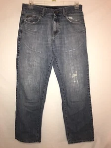 Calvin Klein Herren Größe 32x30 gerades Bein weiche Jeans Medium war Denim - Bild 1 von 4