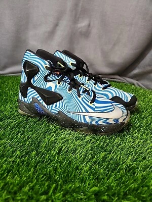 NIKE LEBRON XIII 13 GS INÉDITAS AZUL BLANCO NEGRO JAMES 808709 101 talla 4Y Foto 1 de 4
