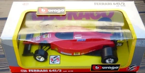 Ferrari Gerhard Berger Formula 1 F1 641/2 Rare Vintage 1990 Bburago Red Toy Car - Picture 1 of 10