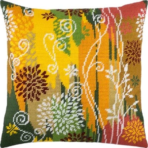 Zum Selbermachen Nadelspitze/Wandteppich Kissen Kit "Herbst" 16x16 Zoll/40x40 cm - Bild 1 von 5