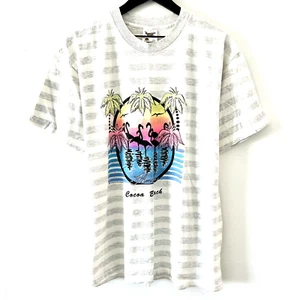 De colección Puntada Única Años 90 Río Tennesse Dorado Talla XXL Playa Cacao Florida Gris - Imagen 1 de 20