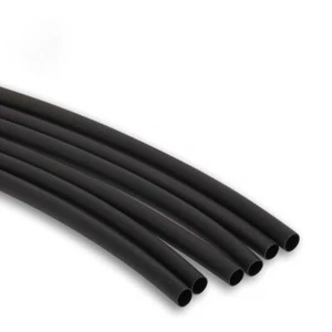 Tubo reductor térmico flexible de goma de silicona negro de 0,8-30 mm 2500 V - Imagen 1 de 7
