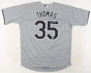 Frank Thomas Signed Chicago White Sox Nike Jersey (JSA COA) 500 Home Run Club - Picture 1 of 6
