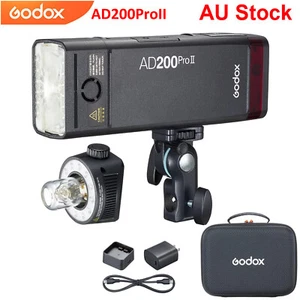 Godox AD200Pro II AD200ProII Flash Strobe with Bicolor LED Modeling Lamp Set - Picture 1 of 16