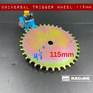 Ruota trigger universale 115 mm 36-1 Megasquirt Maxxecu link ECU Emublack nuova - Foto 1 di 4