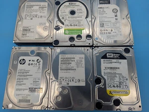 Lot of 6 x 1 TB 3.5" Inch SATA HDD Hard Disk Drive BULK LOT Mixed Brand - Picture 1 of 7