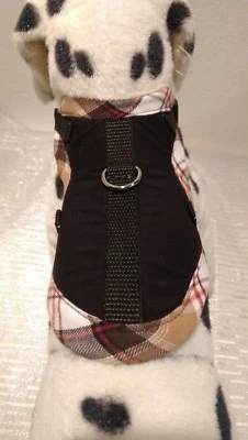 Softgeschirr wasserabweisend schwarz  Hundegeschirr Chihuahua Halsband XS-M - Bild 1 von 4