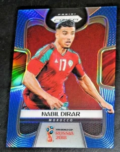 2018 Prizm World Cup Nabil Dirar Blue # /199 Prizms Refractor Parallel - Picture 1 of 2