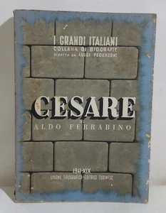 17305 coll. I grandi italiani - N. 01 - A. Ferrabino - Cesare - 1941 UTET - Picture 1 of 2