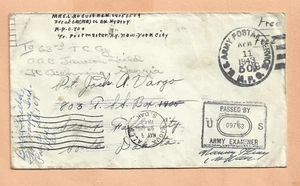 WORLD WAR II  MILITARY MAIL APO 700 1943  CENSORED ALGERIA - Picture 1 of 1