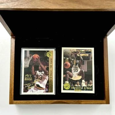 1992 Classic Draft Picks Gold Set /8500 + Shaquille O'Neal autograph RC Auto - Image 1 of 4