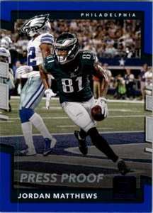 2017 Donruss - JORDAN MATTHEWS #142 blue press proof - Philadelphia Eagles ๐ - Picture 1 of 2