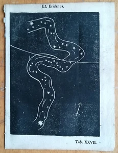 Eridanus Astronomy - Original Print from Semler Astrognosia - 1742 - Picture 1 of 1