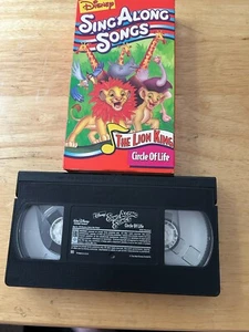 Disney Sing Along Songs Lion King Circle of Life VHS Video Tape Free Shipping - Picture 1 of 5