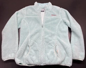 Magellan Arctic Fleece Jacket Girls Large 12-14 Teal Blue Full Zip Outdoor H3 - Picture 1 of 9