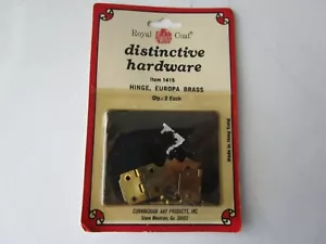 Cerniera ferramenta distintiva Royal Coat Europa ottone 1415 miniatura produzione mobili - Foto 1 di 1