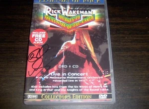 RICK WAKEMAN-"JOURNEY TO CENTRE OF EARTH" DVD & BONUS CD-2 AUTOS - UK IMPORT -VG - Imagen 1 de 7