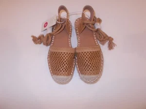 A New Day Harriet Women's Size 5 Brown Crochet Sandals - Picture 1 of 4