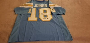 HOF Charlie Joiner San Diego Chargers Custom XL blau Trikot JSA WP81303 - Bild 1 von 4